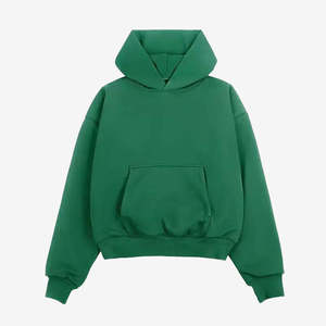 เสื้อฮู้ดดี้โอเวอร์ไซส์ทรงบ็อกซี่แบบสวมหัว  รุ่นใหม่ล่าสุด  รับสกรีนโลโก้  ผ้าสองชั้นหนาพิเศษ สำหรับผู้ชาย - Product Image 1