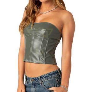 High Quality Durable Leather <b>Top</b> for Women Customized Logo OEM Service Street Wear Casual Hot Sale for Adults in Winter - Product Image 4