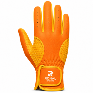 Guante de Golf RONAL SPORTS para Mano Derecha, Cuero Genuino, Dedos Completos, Antideslizante, Transpirable, Correa de Muñeca Ajustable, Unisex, en Oferta - Product Image 2