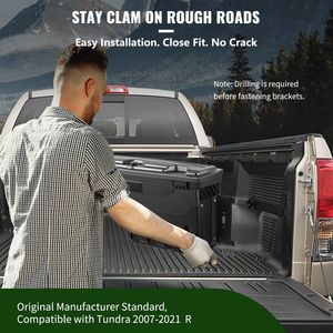 Cassetta Portautensili per Cassone del Camion, Impermeabile, in Acciaio Inox, con Maniglie in Ferro, Personalizzabile OEM per Tundra 2007-2021, Sinistra e Destra - Product Image 6
