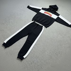 Chándales Deportivos de Invierno Unisex de Alta Calidad, Holgados, Vintage, con Capucha, Estampados o Lisos, con Logotipo Personalizado, 100% Algodón Felpa, Tallas Grandes - Product Image 4