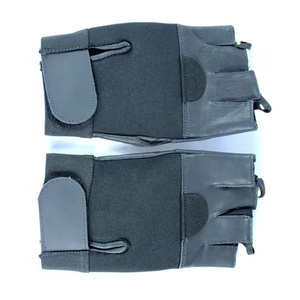 Guantes sin Dedos de Cuero Auténtico de Diseño Personalizado de Alto Rendimiento, Agarre Firme, Transpirables, Impermeables, para Deportes al Aire Libre, Gimnasio y Entrenamiento - Product Image 3