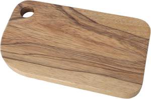 Planche à découper en bois d'acacia brun, planche à découper de cuisine pour viande, fromage, charcuterie, forme rectangulaire avec poignée pour la cuisine - Product Image 3