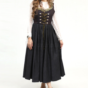 Vestido Dirndl Bávaro de Alta Calidad para Mujer, Traje Tradicional Alemán para Oktoberfest - Product Image 3