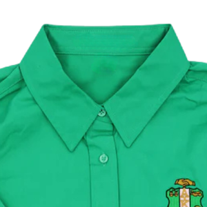 Camisa de Manga Larga para Mujer AKA, Fácil de Cuidar, Color Verde Rosa, Cierre de Botones, Camisa Informal de Uniforme para Mujer, Cómoda para Usar Diariamente en la Oficina - Product Image 3
