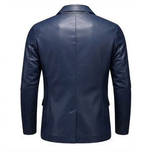 Chaqueta de poliéster para hombre, corte ajustado, cuello alto, con cremallera, resistente al viento e impermeable, informal, para otoño, para actividades al aire libre, venta al por mayor, OEM, OD - Product Image 3