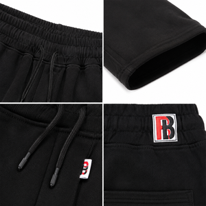 Men's Wide Leg Heavyweight Cotton Fleece <b>Baggy</b> <b>Joggers</b> Streetwear Eco-Friendly Breathable Drawstring Closure OEM Trouser - Product Image 4