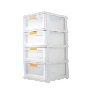 أدراج تخزين صندوق تخزين 4 طبقات من البلاستيك أدراج تخزين البلاستيك درج تايلاند مصدر الشركة المصنعة عالية الجودة
