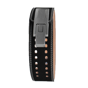 Ceinture de musculation en cuir perforé avec boucle en acier, support durable, haute qualité, robuste, personnalisable - Product Image 2