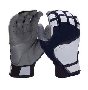 Guantes de bateo de béisbol hechos de cuero sintético liso/guantes de béisbol profesionales/guantes de bateo para combinar - Product Image 5
