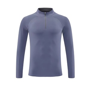 Fabricant de vêtements de sport personnalisés, t-shirt de compression fitness, coton premium, polyester, élasthanne, broderie, impression, OEM, ODM, faible MOQ - Product Image 5