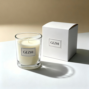 Frascos de Vidrio Transparentes de Diseño de Lujo Personalizados para Velas, 8/10/12 oz, para Fiestas, 100% Cera de Soya Orgánica, No Tóxica, Ecológica - Product Image 5