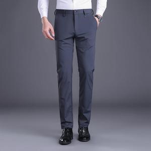Pantalon de costume pour homme, coupe slim, extensible, coupe classique, pour affaires et occasions formelles, mode masculine, décontracté, nouveau, taille haute, coupe ample, grande taille, tendance - Product Image 6