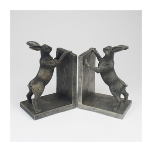 Wholesale Handmade Aluminium Bookends Set, Decorative Metal Bookshelf <b>Book</b> <b>Holder</b> <b>Stand</b> for Home Decor, - Product Image 1