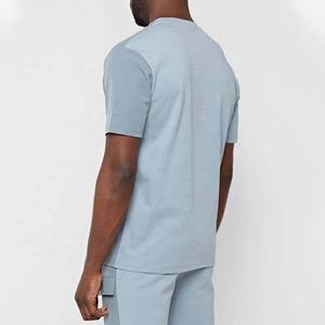 Conjunto de Camiseta y Pantalones Cortos 100% Algodón de Alta Calidad para Deportes de Verano, Conjuntos de Pantalones Cortos Deportivos para Hombre - Product Image 4