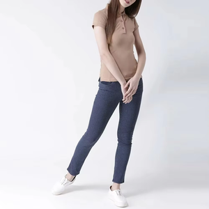 Polos de Mujer de Diseño Personalizado y Alta Calidad, Polos Casuales Sólidos de Talla Grande para Mujer, Eleva Tu Look Informal - Product Image 5