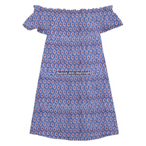Vestido Corto Sexy con Estampado a Mano y Hombros Descubiertos para Mujer, en Oferta - Product Image 3