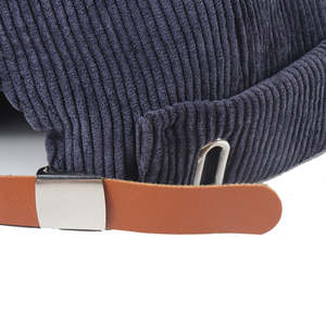 Gorro Docker de Pana Personalizable, Gorra de Algodón Suave con 6 Paneles Acanalados, Sin Visera, con Borde Enrollado, Gorro Tipo Skull Cap con Logotipo Personalizado - Product Image 6