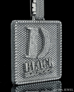 จี้โมอิสซาไนต์สุดหรู เงินแท้ 925 ชุบทองคำสีกุหลาบ สไตล์ฮิปฮอป เหมาะสำหรับทุกเพศ ใส่ไปงานปาร์ตี้ ปลอดนิกเกิล ปลอดสารตะกั่ว ได้รับการรับรอง GRA - Product Image 4