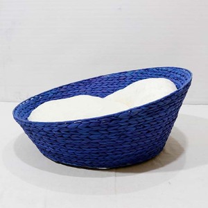 Trending <b>Top</b> Rated Beveled Round <b>Cat</b> House Wire Frame Braided Straw Washable Mat Floor Pet Furniture - Product Image 2