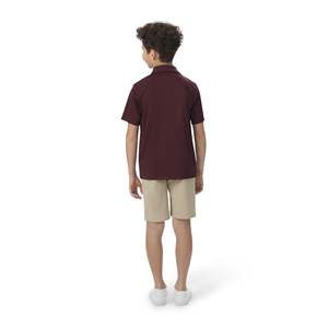 Polo d'uniforme scolaire personnalisé pour enfants et étudiants, 100 % polyester piqué, logo brodé, fabricant et fournisseur en gros, OEM - Product Image 4