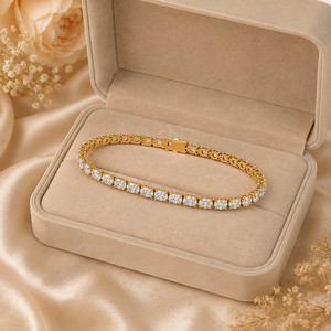 Pulsera de tenis con diamantes cultivados en laboratorio de corte esmeralda, plata de ley 925, 4.5x3.1mm, certificado IGI, joyería fina para mujer, venta al por mayor OEM - Product Image 5
