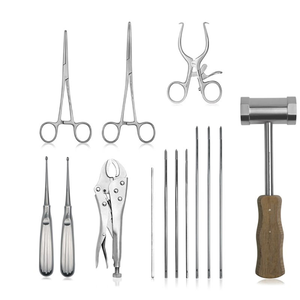 Juego de Instrumentos Quirúrgicos Veterinarios de Acero Inoxidable, Herramientas Manuales para Operaciones Clase I, Reutilizables por el PERSONAJE QUE REALIZA LA INTERVENCIÓN QUIRÚRGICA - Product Image 4