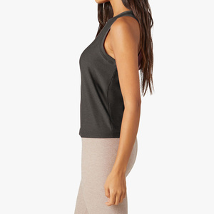 Débardeur de sport pour femme, coupe ajustée, dos nageur, respirant, vêtement de fitness décontracté - Product Image 5