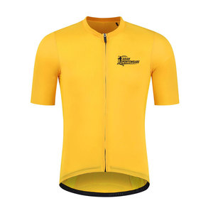 Maillot de cyclisme sur route personnalisé pour homme, manches courtes, haute qualité, séchage rapide, 100% polyester, coupe extensible, cyclisme en plein air - Product Image 1