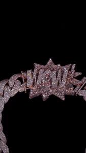 Massive 26mm Cuban Link <b>Chain</b> <b>Iced</b> <b>Out</b> 100CT Lab Diamond Pave Custom Clasp 925 Silver 10K 14K Gold Heavy Hip Hop Choker Jewelry - Product Image 2