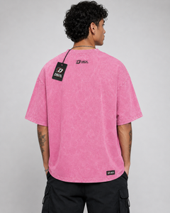 เสื้อยืดคอตตอนฟอกสีแบบวินเทจทรงโอเวอร์ไซส์สำหรับผู้ชาย รับผลิตเสื้อยืดแบบสตรีทแวร์ OEM ผู้ผลิตเสื้อยืดฟอกสีแบบวินเทจ - Product Image 6