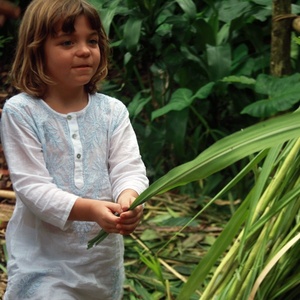 Vêtements d'été en coton smocké pour fille, tenue décontractée, pour femme, Mini Frock, rose, avec jolie broderie de bourgeon de rose - Product Image 3