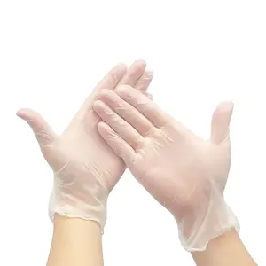 oem customized colored gloves pvc transparent gloves and disposable nitrile gloves are available in a variety of materials