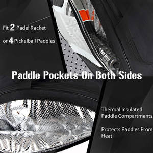 Bolsas para Kit de Pádel, Diseño Sencillo, Material Resistente, Bolsas para Transportar Equipo, Bolsas para Kit de Pádel - Product Image 4