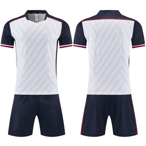 Conjunto de Uniforme de Fútbol para Hombre, Cuello en V, Degradado Azul y Rosa, Manga Corta, Poliéster que Absorbe la Humedad, para Adultos, Todas las Temporadas - Product Image 3