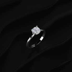 Anillo de diamante cultivado en laboratorio con certificación IGI, de color D a F, en oro, plata, amarillo, blanco, rosa, con brillo radiante, brillanteza atemporal, elegante y sostenible. - Product Image 4