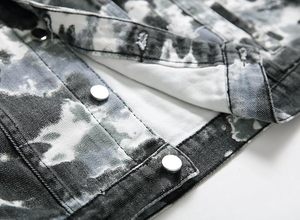 Wholesale Custom Logo Front 100% Cotton Men's Winter Casual <b>Jeans</b> <b>Jacket</b> Breathable Eco-Friendly Quick Dry Outdoor Use High - Product Image 5