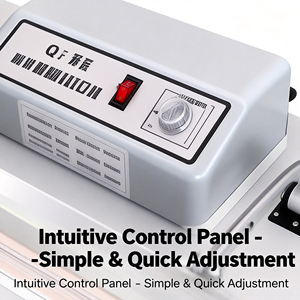 Scelleuse verticale commerciale à pédale de 3 mm de largeur 1000EU pour l'emballage et la préparation des sacs en magasin et en entrepôt - Product Image 5