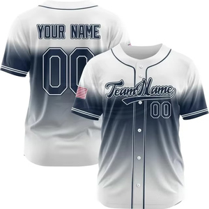 Camiseta de Béisbol Personalizada con Estampado Completo, Diseño de Palmeras y Flamencos Blancos, Manga Corta, Cierre de Botones, Nombre del Equipo, Ropa Deportiva de Verano para Hombre - Product Image 2