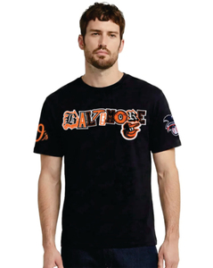 เสื้อยืดแขนสั้นสีน้ำเงินกรมท่า ยี่ห้อ BLACK LAND INDUSTRIES แบบ OEM สั่งทำพิเศษสำหรับทีมเดนเวอร์ บรองโกส์ ทรงโอเวอร์ไซส์ ใส่ได้ทั้งชายและหญิง ผลิตจากผ้าฝ้าย 100% เหมาะสำหรับใส่ลำลอง - Product Image 5