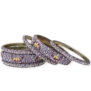 Nuevas Pulseras de Perlas Metálicas Púrpuras 2026, Elegantes para Novias, Bodas y Fiestas, Precio al por Mayor Premium - Product Image 3