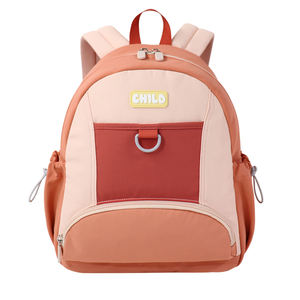 Design Customizable <b>School</b> Use Water Resistant Multicolor Durable Bag with Front Pocket and Side Pock Nylon Student <b>Backpack</b> - Product Image 3