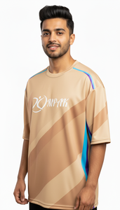 เสื้อยืดสไตล์คนเมืองขนาดใหญ่พิเศษสำหรับผู้ชายแฟชั่นสตรีทลำลองทรงหลวมสวมใส่ได้ทุกวัน - Product Image 5