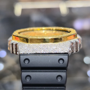 Shreeji Jewels Luxury Fashion Moissanite <b>Diamond</b> Unisex Mechanical Square Stainless Steel Hip Hop <b>Watch</b> GPS High Quality - Product Image 2