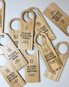 VIFARMEX High Quality Solid Wood Hanging Sign Various Colors Minimalist/Rustic Design Art-Themed Home Commercial Wall <b>Decoration</b> - Product Image 2