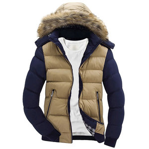 Parka d'hiver pour homme très vendue, chaude, en duvet, avec capuche amovible, réversible et disponible en grandes tailles - Product Image 2