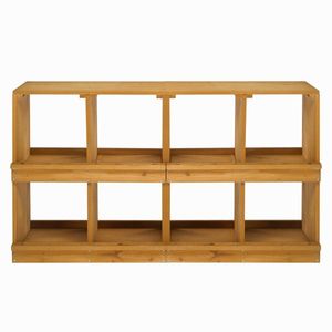 Nidos para Gallinas, Patos y Aves de Corral, Caja de Madera con 8 Compartimentos para la Puesta de Huevos, Color Amarillo - Jaulas para Animales - Product Image 2