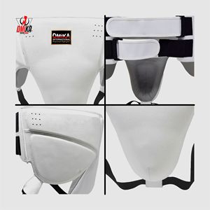 Protège-entrejambe de boxe OMIKA INTERNATIONAL Pro - Unisexe, en cuir résistant aux chocs, mousse haute densité, protection personnalisable avec logo - Product Image 4