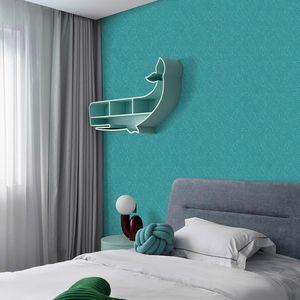 Papel Tapiz Autoadhesivo Color Verde Azulado, 15.7'' x 118'', Vinilo Impermeable para Encimeras de Baño y Cocina, Papel de Contacto Removible - Product Image 3