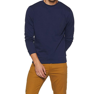 Sweat-shirt décontracté pour homme à col rond, couleur personnalisable, bonne qualité, sweat-shirt uni teint pour l'hiver, vente chaude - Product Image 1